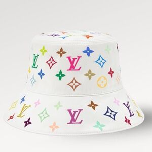 NIB LV x TM Reversible Superflat Bucket Hat, S